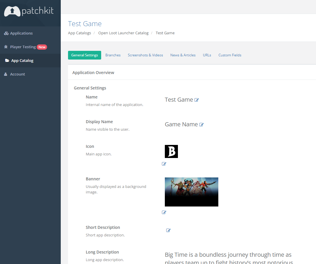 App Catalog